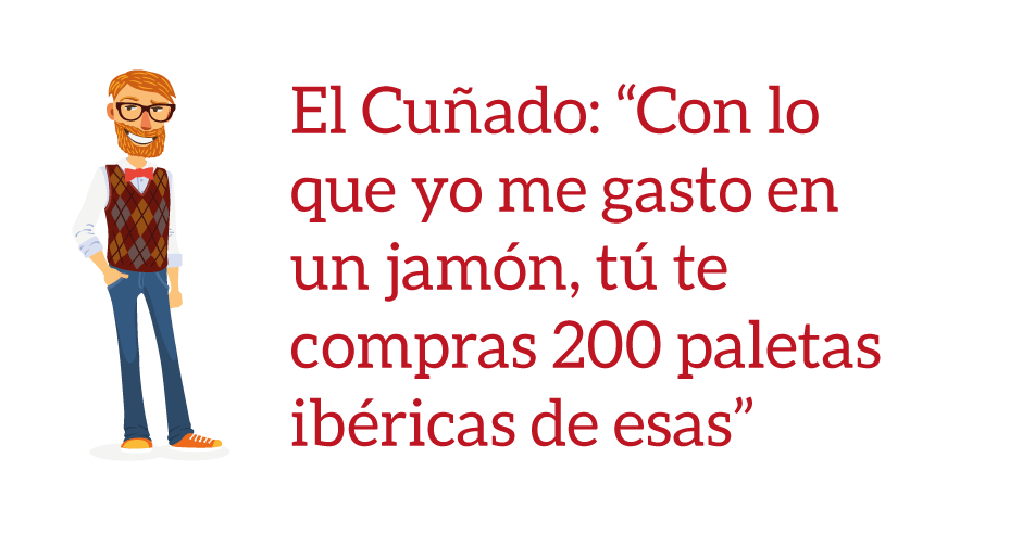 El cuñado y la paleta ibérica de bellota. | Blog Cerdoh