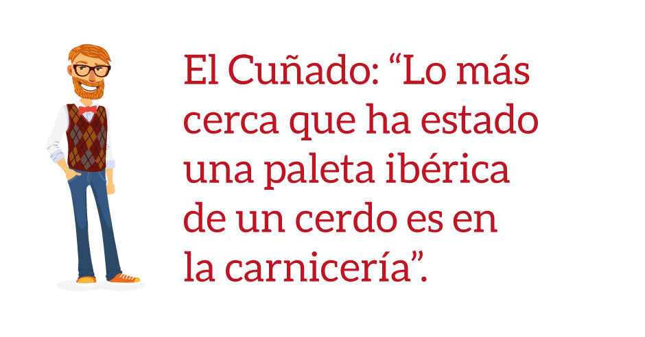 El cuñado y la paleta ibérica de bellota. | Blog Cerdoh