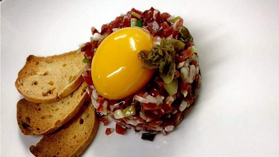 carpaccio de jamón ibérico