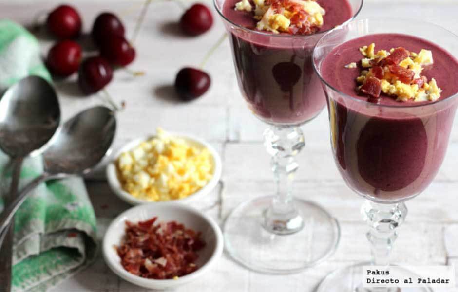 salmorejo-de-cereza y jamon iberico de bellota | Blog Cerdoh