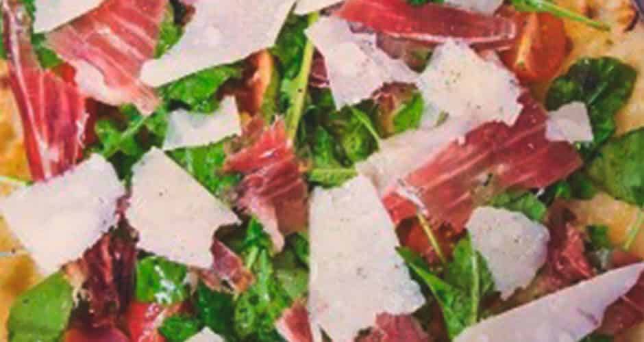 pizza receta de jamón iberico