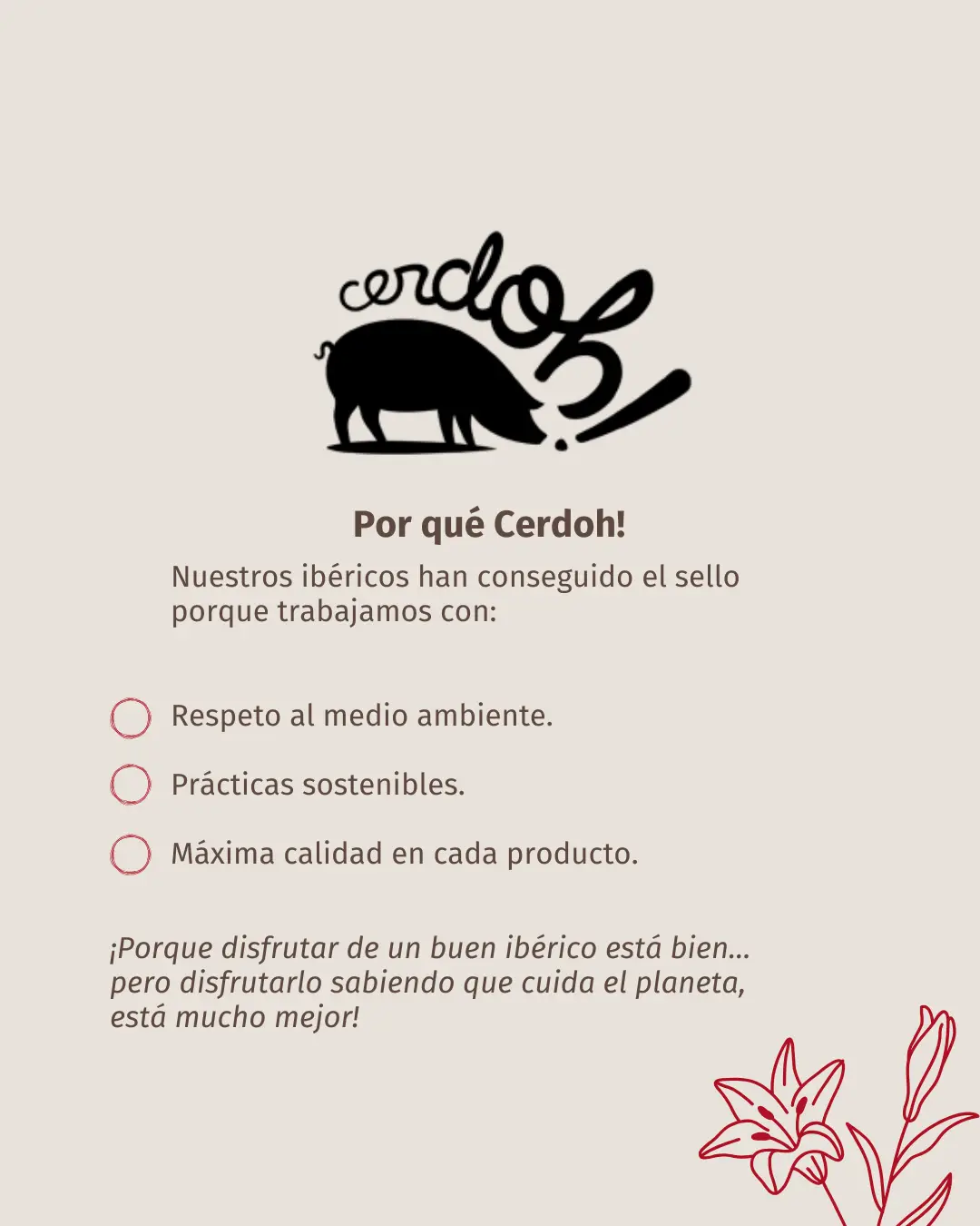 El Sello Dehesa Sostenible: garantía de origen, respeto y futuro por que cerdoh optimized