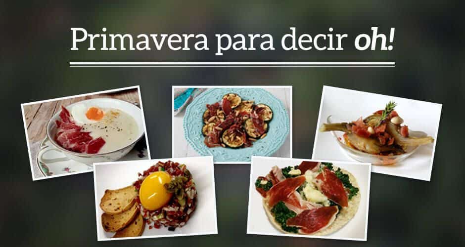 Cinco recetas primaverales para disfrutar del mejor ibérico imagen blog primavera v2