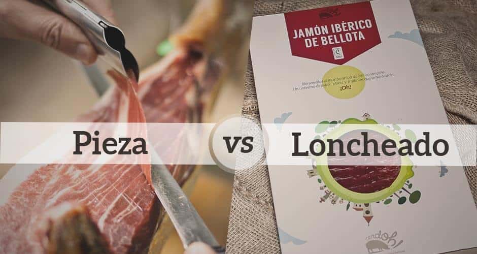 Pieza o loncheado 100% ibérico de bellota