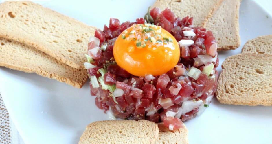 recetas jamón ibérico Tartar de jamón ibérico