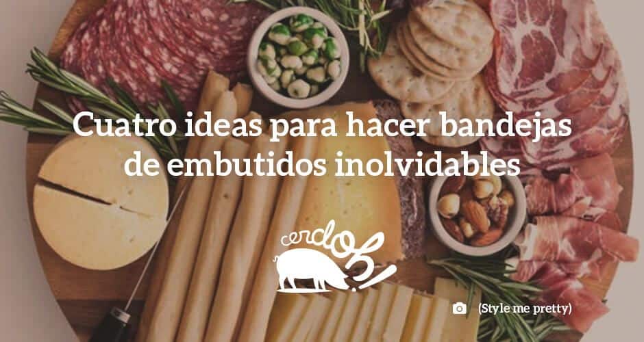 bandejas de embutidos ibéricos de bellota