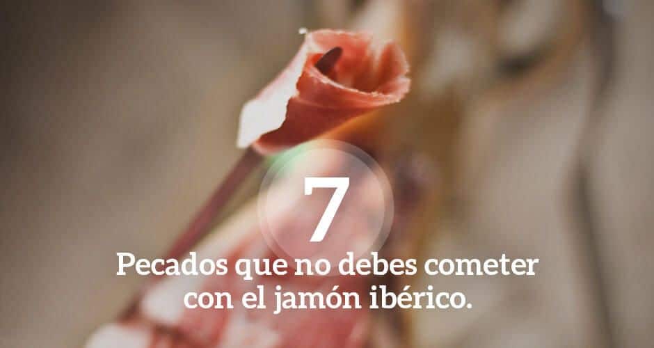 jamón 100% ibérico de bellota errores