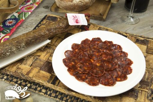 Chorizo ibérico de bellota de Cerdoh! en formato cular
