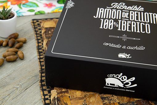 Jamón de bellota 100% Ibérico cortado a cuchillo - Imagen 7