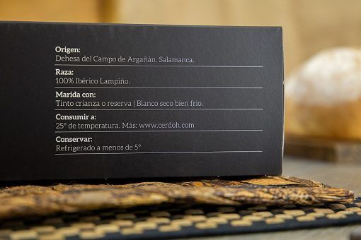 Jamón de bellota 100% Ibérico cortado a cuchillo - Imagen 4