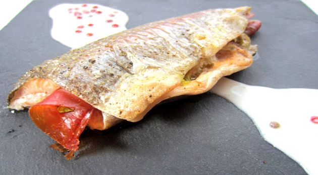 Recetas de trucha con jamón ibérico.