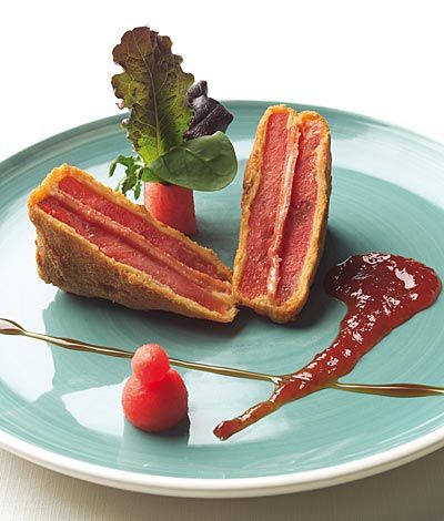 Recetas refrescantes con jamón para un verano muy ibérico san jacobo sandia jamon iberico