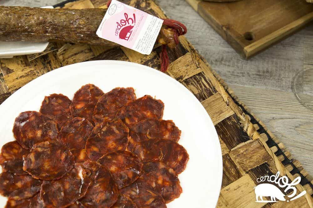 Cerdo ibérico de bellota: ¡mucho más que jamón! chorizo grande cerdoh 100 iberico cular