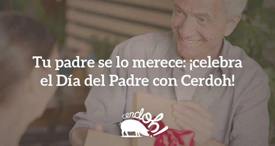 Deja de lado la típica corbata: díselo con jamón ibérico