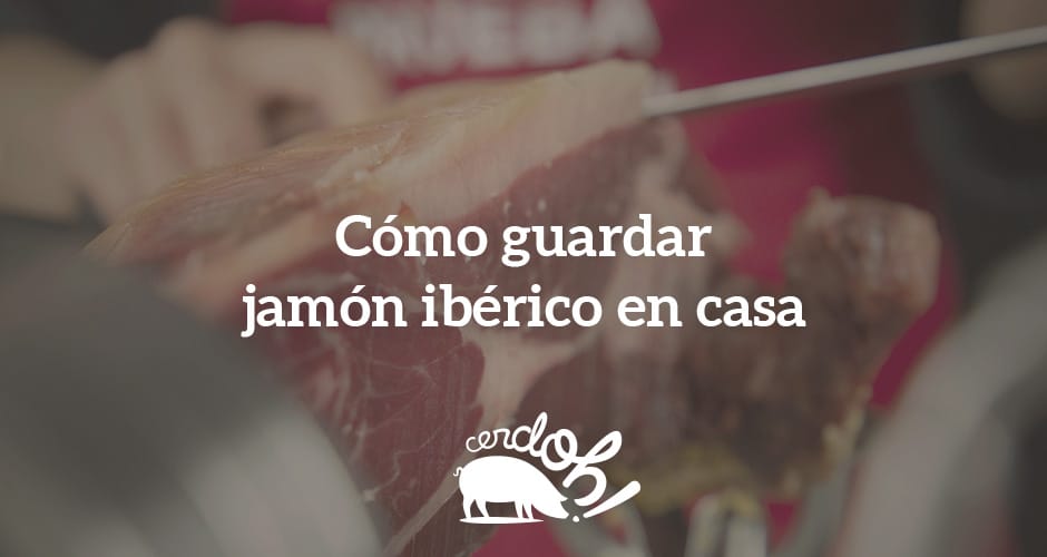 Sería un crimen que se estropease un jamón ibérico de bellota