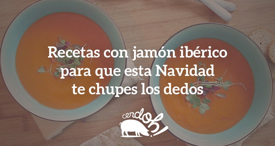 no puede faltar un toque ibérico en Navidad