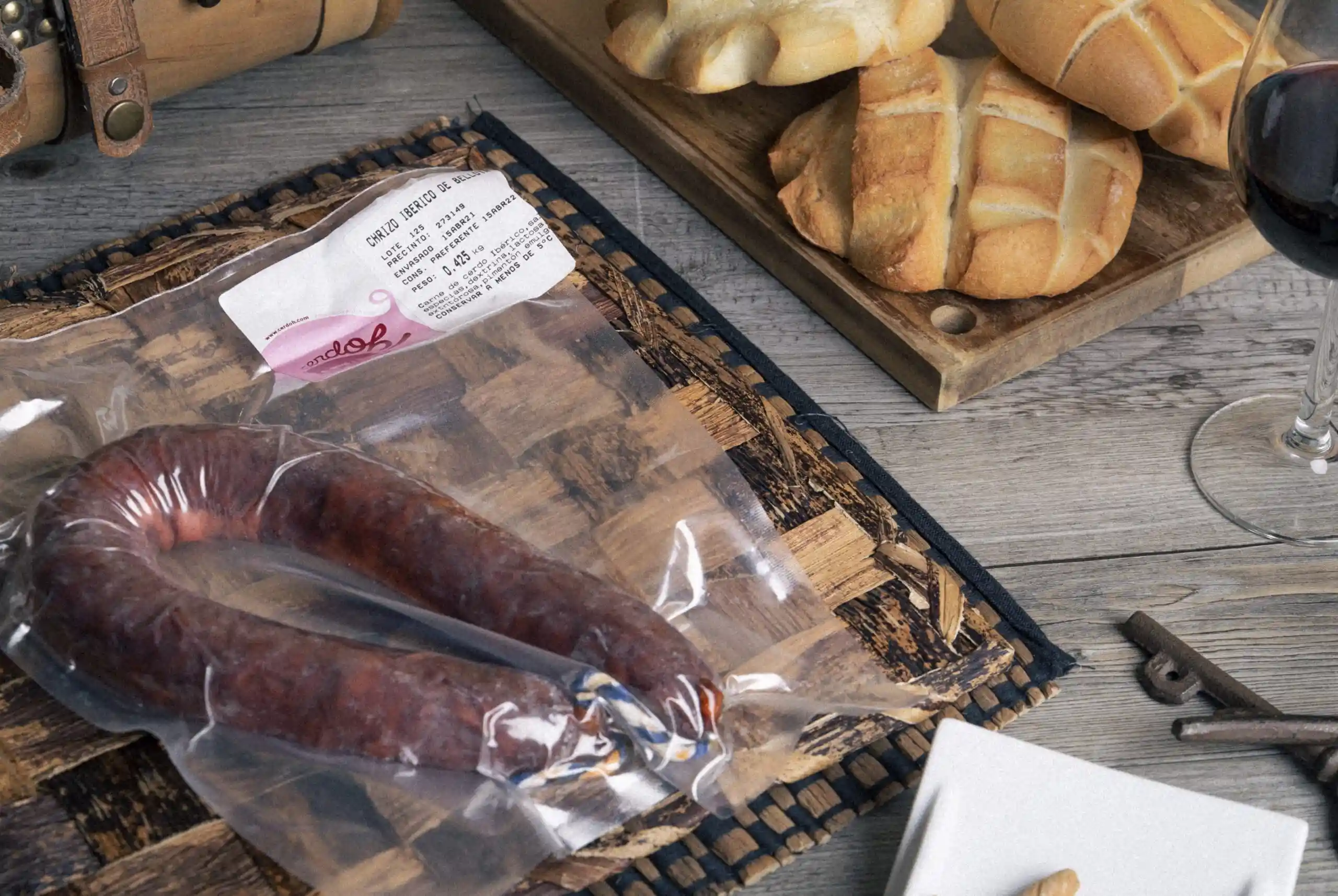 Chorizo de bellota 100% ibérico - Imagen 4