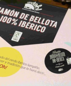 Jamón ibérico de bellota Cerdoh!