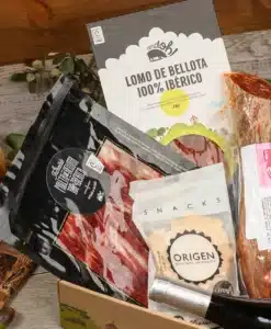 Detalle del contenido de la Cesta regalo La Castiza