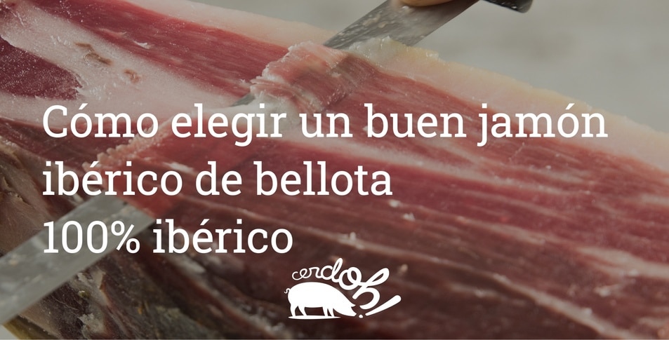 cómo elegir buen jamón ibérico