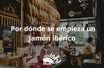 por dónde se empieza un jamón ibérico
