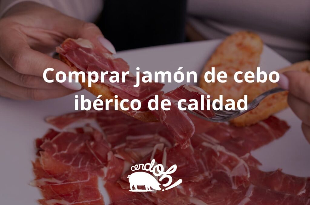 comprar jamón de cebo ibérico