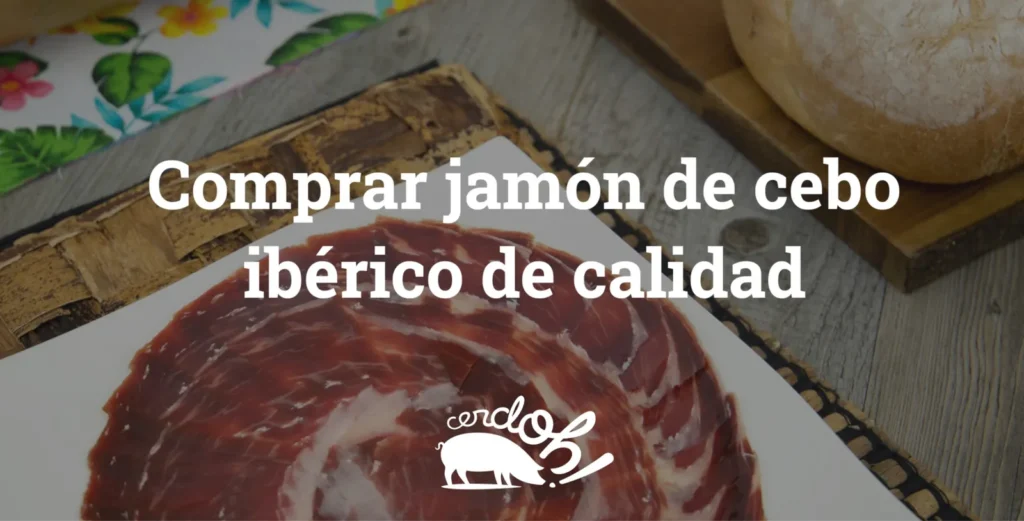 comprar jamón de cebo ibérico